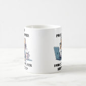 Ik ben programmeur Cat Beep Boop cat Programmer Koffiemok (Center)