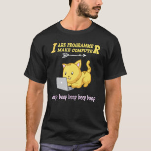 Ik Ben Programmeur Ik Laat Computer Piepen Schatt T-shirt