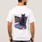 Ik ben programmeur, ik laat de computer PEEP POEP T-shirt (Achterkant)
