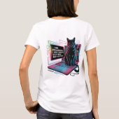 Ik ben programmeur, ik laat de computer PEEP POEP T-shirt (Achterkant)