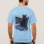 Ik ben programmeur, ik laat de computer PEEP POEP T-shirt (Achterkant)