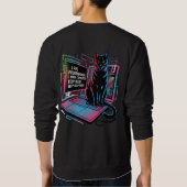 Ik ben programmeur, ik laat de computer PEEP POEP Trui (Achterkant)