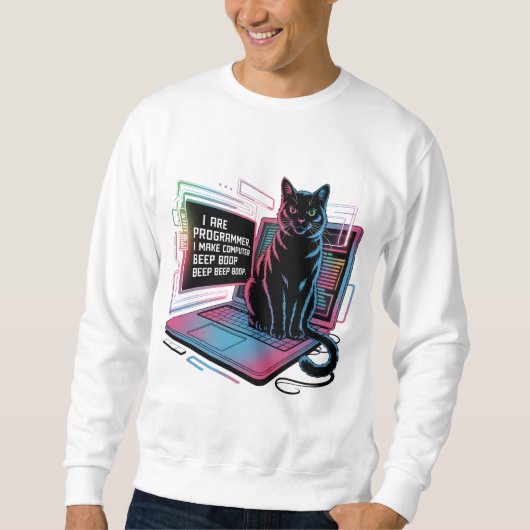 Ik ben programmeur, ik laat de computer PEEP POEP Trui (Voorkant)