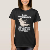 Ik ben programmeur Ik maak computer programmeur T-shirt (Voorkant)