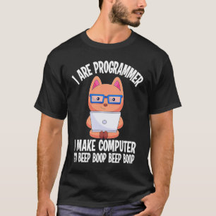 Ik Ben Programmeur Kat Ingenieur Codeur Software T-shirt