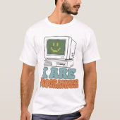 Ik Ben Programmeur Retro Computer Grappig Ontwikke T-shirt (Voorkant)