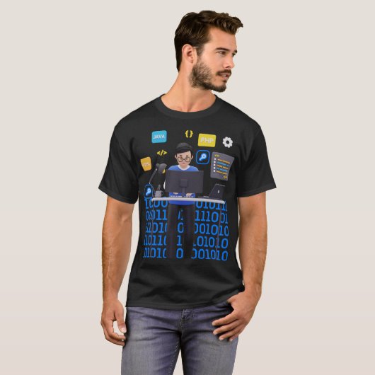 Ik ben programmeur t-shirt (Voorkant volledig)