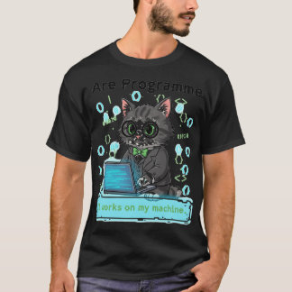 Ik Ben Programmeur Whimsical Kat Ontwikkelaar Graf T-shirt