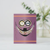 Ik ben PRONOID, optimistisch grappig citaat Briefkaart (Staand voorkant)