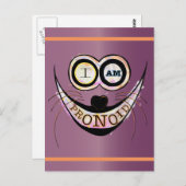 Ik ben PRONOID, optimistisch grappig citaat Briefkaart (Voorkant / Achterkant)