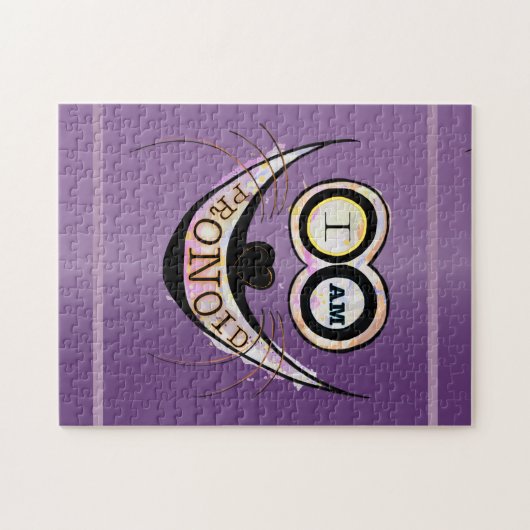 Ik ben PRONOID, optimistisch grappig citaat Legpuzzel (Horizontaal)