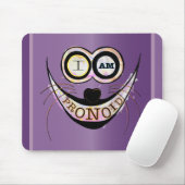 Ik ben PRONOID, optimistische grappige kat quote Muismat (Met muis)