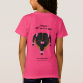 Ik ben #Proud2BNaturalMe omdat... T-shirt (Achterkant)