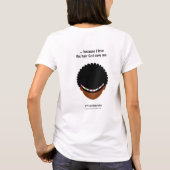 Ik ben #Proud2BNaturalMe omdat... T-shirt (Achterkant)
