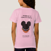 Ik ben #Proud2BNaturalMe omdat... T-shirt (Achterkant)