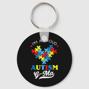 Ik ben Proud Autism G-Ma - Perfect voor grootmoede Sleutelhanger