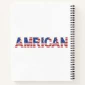 Ik ben Proud om een Amerikaan te zijn Notitieboek (Achterkant)