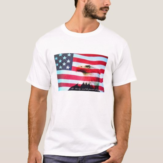 Ik ben Proud om een Amerikaan te zijn T-shirt (Voorkant)
