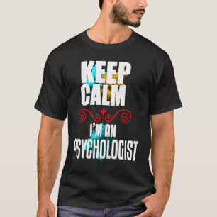 Ik ben psycholoog Beroepsloopbaan aan het werk T-shirt