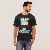 Ik ben psycholoog Beroepsloopbaan aan het werk T-shirt (Voorkant volledig)