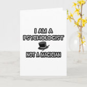 Ik ben psycholoog... Geen tovenaar Kaart (Gele Bloem)