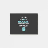Ik ben psycholoog post-it® notes (Voorkant)