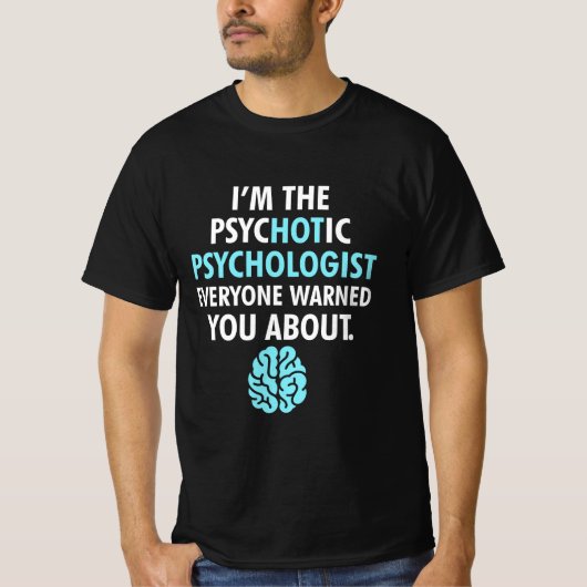 Ik ben psycholoog t-shirt (Voorkant)
