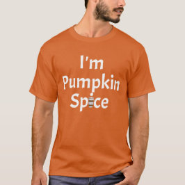Ik ben Pumpkin Spice Lazy Halloween kostuum T-shirt