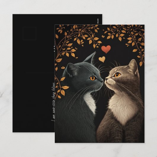 Ik ben Pun Valentijnsdag Briefkaart (Voorkant / Achterkant)