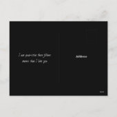 Ik ben Pun Valentijnsdag Briefkaart (Achterkant)