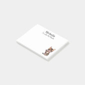 Ik ben Purr-fecte Ramp, Kat Moeder, Grappig Gepers Post-it® Notes (Schuin)