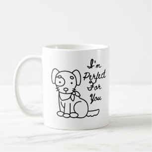 Ik ben Purrfect voor u Dog Coffee Mok - Schattige