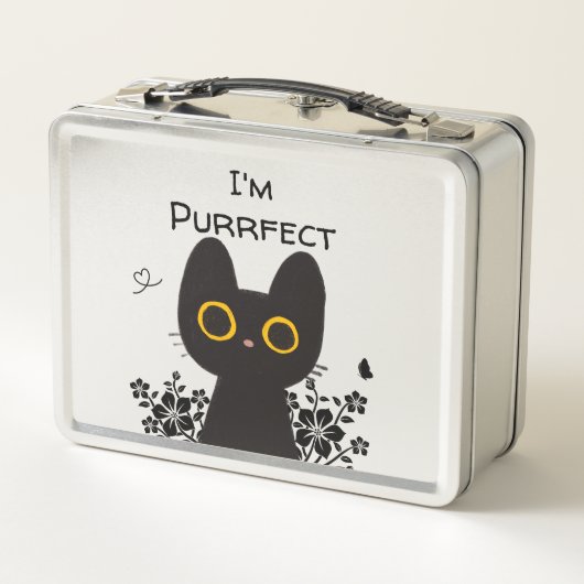 Ik ben Purrfecte Cute Zwarte Kat (Achterkant)