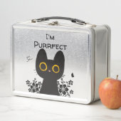 Ik ben Purrfecte Cute Zwarte Kat (In situ)