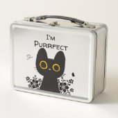 Ik ben Purrfecte Cute Zwarte Kat (Voorkant)