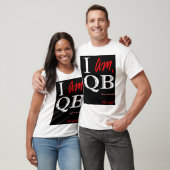 Ik ben QB (Queensbridge) - Zwart/wit T-shirt (Unisex)
