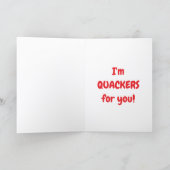 Ik ben Quackers voor jou Kaart (Binnen)