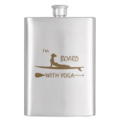 Ik ben raad met Yoga Heupfles (Voorkant)