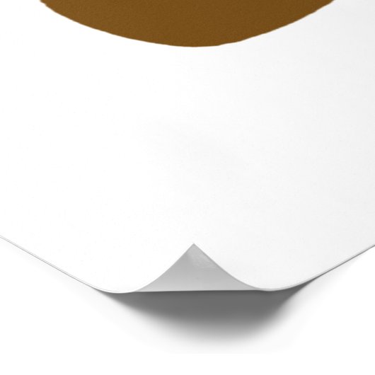 Ik ben raad met Yoga Poster (Hoek)