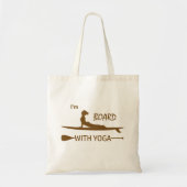 Ik ben raad met Yoga Tote Bag (Voorkant)
