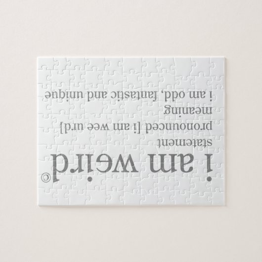 Ik ben raar legpuzzel (Horizontaal)