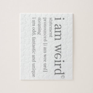 Ik ben raar legpuzzel