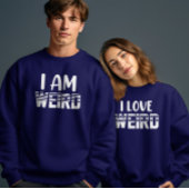 Ik ben raar Valentijnsdag paar bijpassend grappig Trui