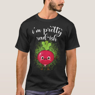 Ik ben  Rad-Ish Funny Vegetarian Vegan Radish T-shirt