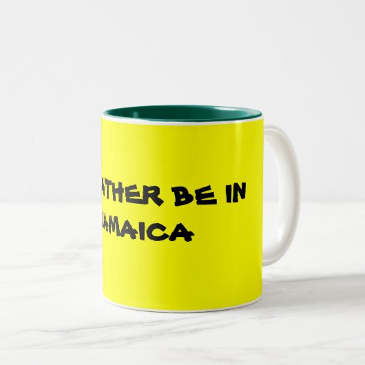 IK BEN RADER IN JAMAICA TWEEKLEURIGE KOFFIEMOK (Voorkant rechts)