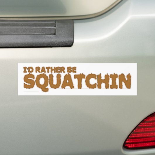 IK BEN RADER SQUATCHIN BUMPERSTICKER (Op auto)