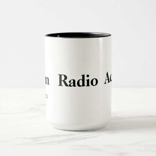 Ik ben Radio Active Ham Rado Mok & Call Sign (Midden)