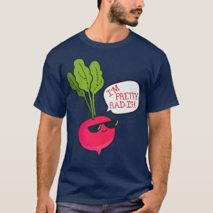 Ik ben  RadIsh Funny Vegetarian Vegan Radish T-shirt