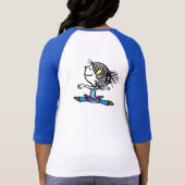 Ik ben Raglan T-shirt voor vrouwen, Ballerina Back (Achterkant)