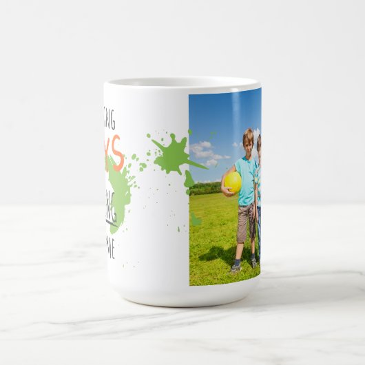 Ik ben Raising Boys niets wat mij aanpast Koffiemok (Center)